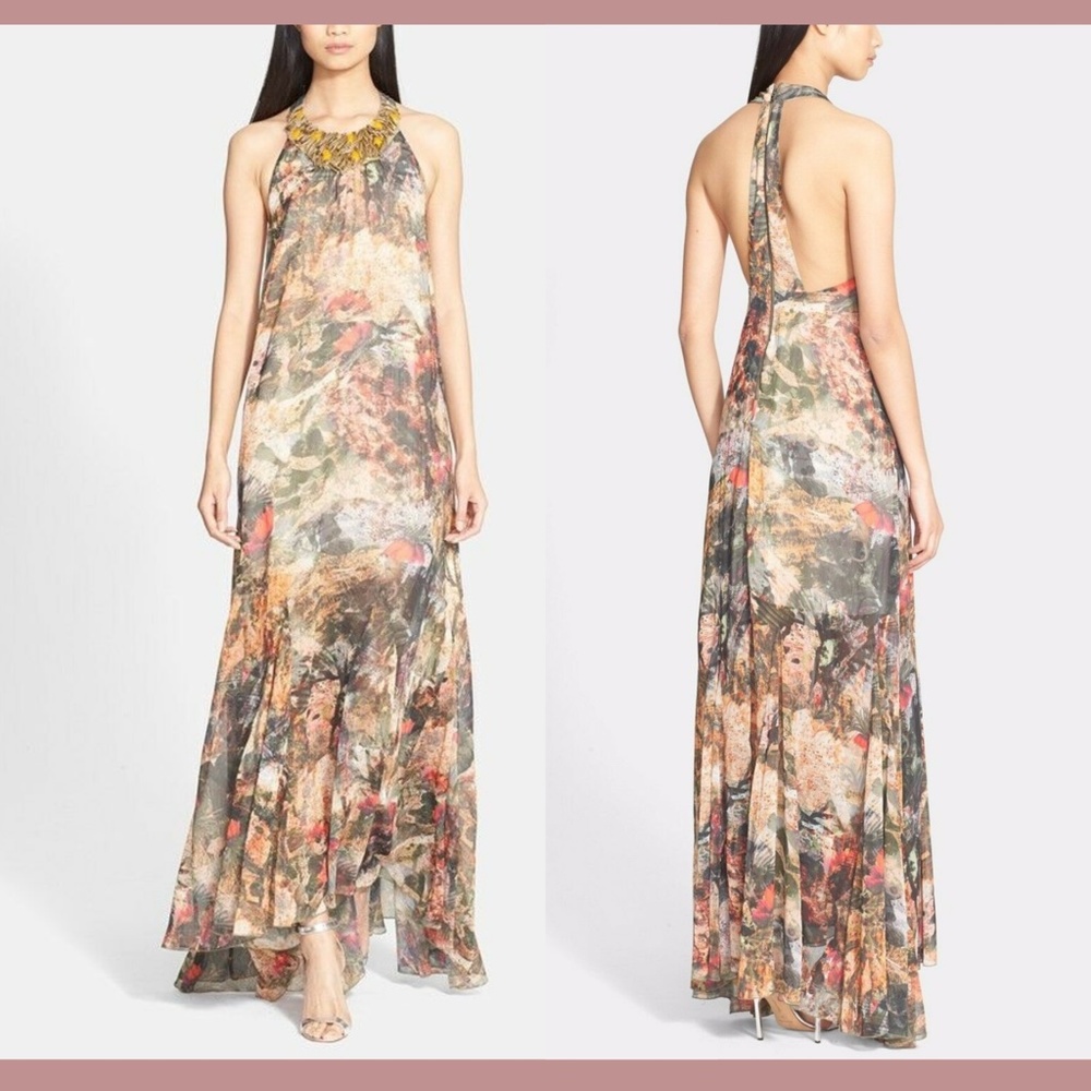NEW‎ $698 alice + olivia [ Small ] Shona Jungle Embellished Trapeze Dress - Picture 3 of 11